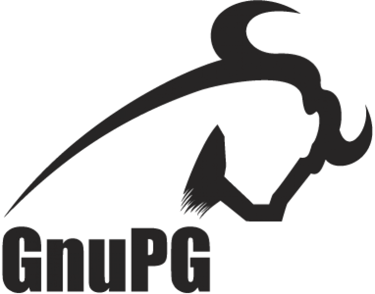 GNUPG логотип. GPG. Kali Linux. Logo Формат GPG.